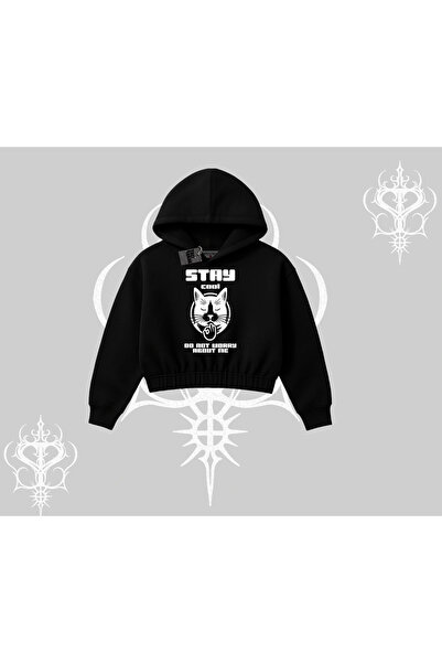 Tarzsokak Catronaut mačka Štampano Dukserica sa lađastim izrezom