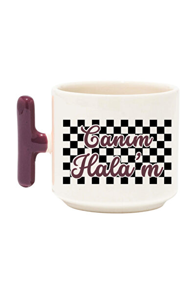 qoeuyl boutique كوب قهوة لاتيه بتصميم تي-لابيلد مع مقبض، هدية مثالية لعمةي العزيزة في حفل الزفاف مطبوع