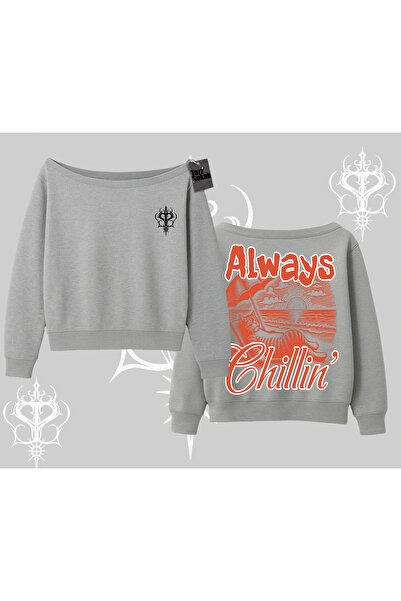 Tarzsokak Винаги спокойна котка с печат на гърба и лодкаобразно деколте