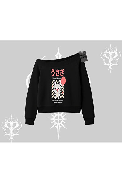 Tarzsokak Hanorac cu guler rotund Usagi Kawaii Cute Heart Energy