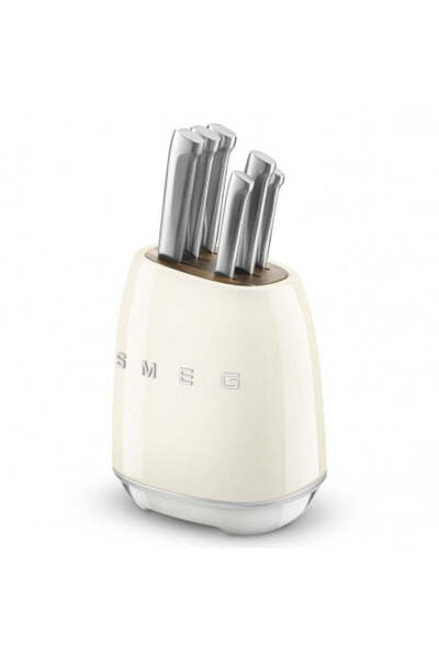 SMEG Set 6 cuțite cu suport