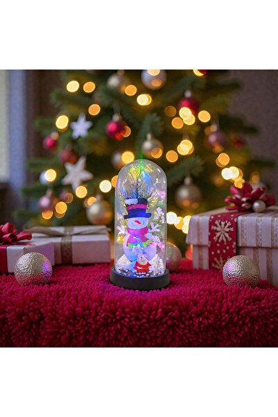 Kuzey Tacı زجاجة زجاجية مضيئة بمصابيح LED متوسطة الحجم لشخصيات عيد الميلاد - ...