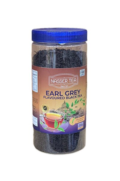 TEA NASSER Earl Grey Black Loose Leaf 200 GM – Elegant Blend With Distinctive Flavor