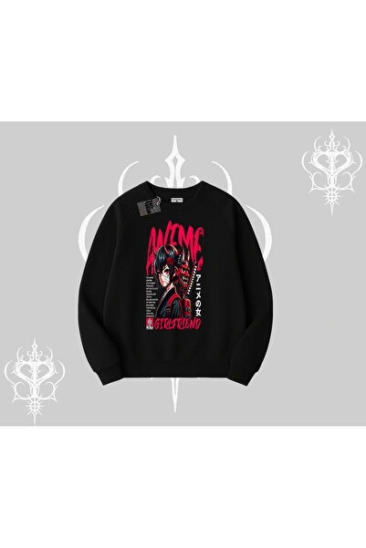 Tarzsokak Hanorac Biskilet Anime Girlfriend Roșu