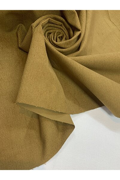 Yiğit Kumaş Light Camel Color Corded Fabric Velvet Fabric – for Pants & Jackets
