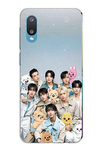 TechTree حافظة سيليكون مطبوع متوافقة مع هاتف سامسونج جالاكسي A02 بتصميم فرقة ...