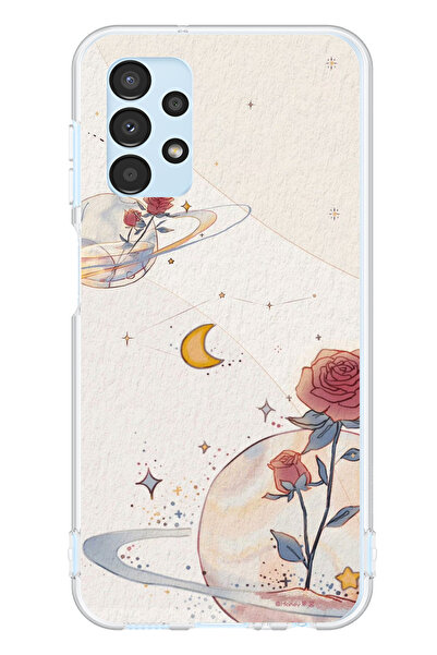 TechTree حافظة سيليكون متوافقة مع هاتف سامسونج جالاكسي A13، بتصميم كوكب ونجمة...