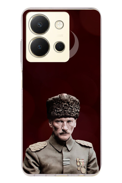 TechTree حافظة سيليكون متوافقة مع هاتف Vivo Y36 Moon Star ورئيس القائد أتاتور...