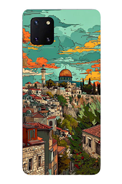 TechTree حافظة سيليكون متوافقة مع هاتف سامسونج جالاكسي نوت 10 لايت، فلسطين ال...