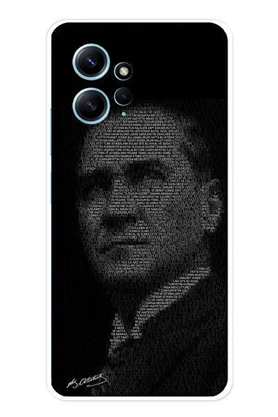 TechTree حافظة سيليكون متوافقة مع هاتف Redmi Note 12 4G مكتوب عليها هتابي سيل...