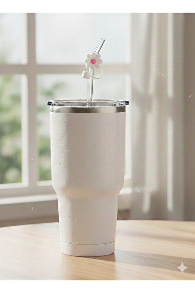 Case collection Silicone Straw Stopper Cap Dustproof Cover Shaped Straw Head for Stnly Quencher Thermos