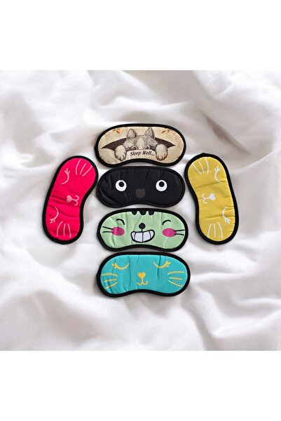 diclecollection 4-Piece Sleep Band Eye Mask Travel Eye Mask Yoga Eye Mask (Mi...