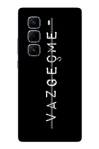 TechTree حافظة سيليكون متوافقة مع هاتف Infinix Hot 50 PRO PLUS+ مع كتابة Vazg...