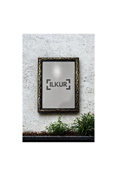 ilkur A4 Size (21X30Cm) Plexiglass Frame with Gold Pattern