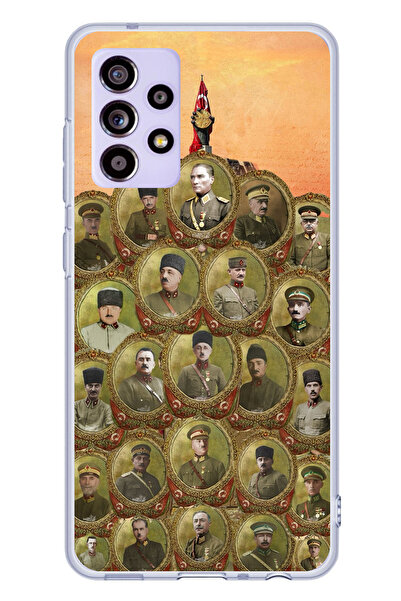 TechTree حافظة سيليكون متوافقة مع هاتف سامسونج جالاكسي A52-A52S من أتاتورك وق...