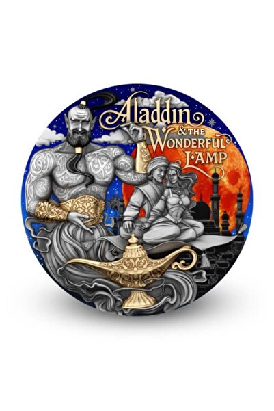 aga kulche AgaKulche Alaaddin‘in Sihirli Lambası Gümüş Madalyon
