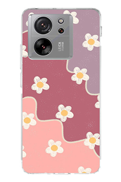 TechTree حافظة سيليكون متوافقة مع هاتف Xiaomi Mi 13T-13T PRO بلون الورد المجف...