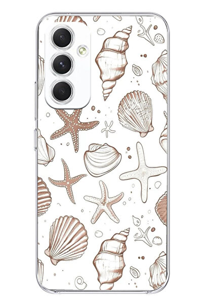 TechTree حافظة سيليكون مطبوع متوافقة مع هاتف سامسونج جالاكسي A54 باللون البني...