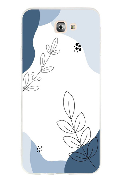 TechTree حافظة سيليكون متوافقة مع هاتف سامسونج جالاكسي J7 برايم باللون الأزرق...