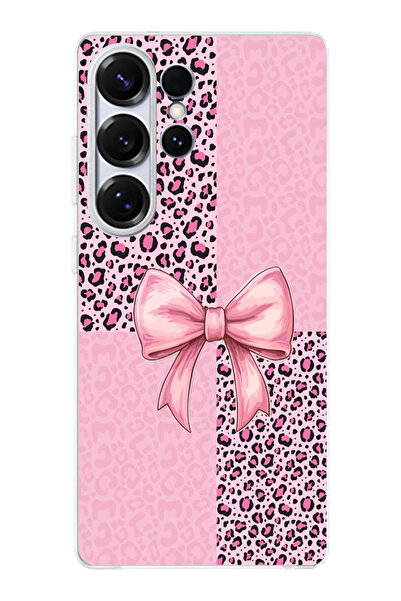 TechTree حافظة سيليكون متوافقة مع هاتف سامسونج جالاكسي S25 ULTRA بنمط الفهد ا...