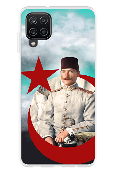 TechTree حافظة سيليكون متوافقة مع هاتف سامسونج جالاكسي A22-M22-M32، سنوات الشباب أتاتورك مطبوع