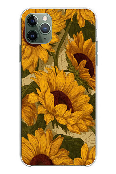 TechTree حافظة سيليكون متوافقة مع هاتف iPhone 11 Pro Max باللون الأصفر الذهبي...