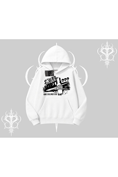 Tarzsokak Φούτερ με κουκούλα Skull Impact Bone Chilling Street Icon