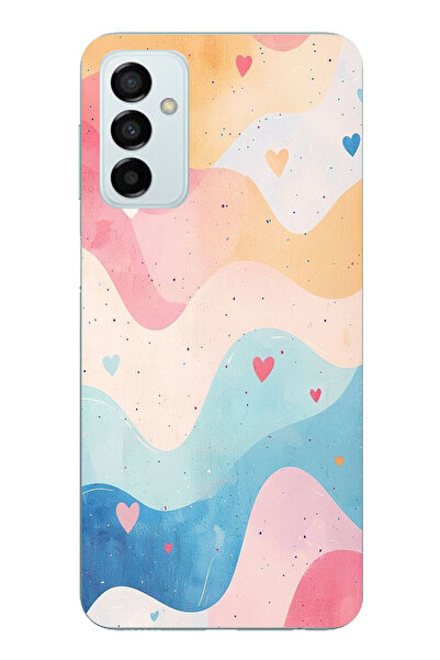 TechTree حافظة سيليكون متوافقة مع هاتف سامسونج جالاكسي M14 بألوان باستيل وممو...