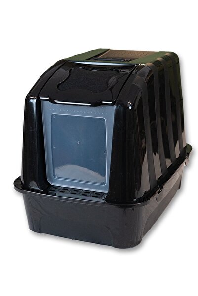 Kurtbay Şekil XXL Büyük Boy Kapalı Kedi Tuvaleti, Filtreli ve Kürek Hediyeli,...