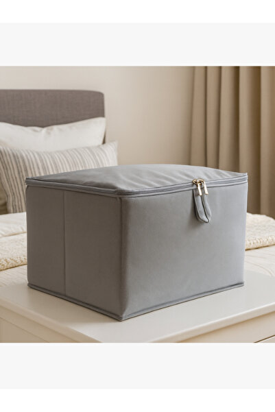 Venita Home Zippered Box Storage – Foldable Storage and Organization Box with...