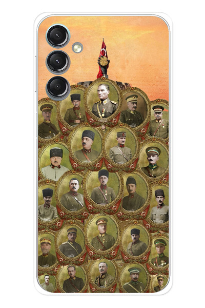 TechTree حافظة سيليكون متوافقة مع هاتف سامسونج جالاكسي A24 من أتاتورك وقادة ا...