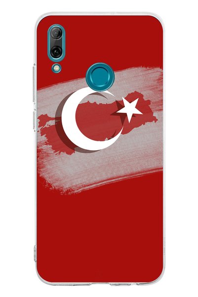 TechTree حافظة سيليكون متوافقة مع هاتف Huawei P Smart 2019 تفصيلية عن خريطة ت...