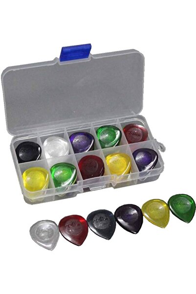 Alice ap100-j karma renk ve numaralı 100 adet özel kutulu damla model gitar p...