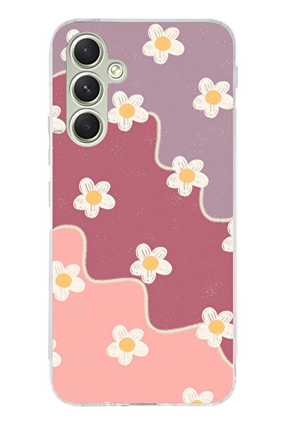 TechTree حافظة سيليكون متوافقة مع هاتف سامسونج جالاكسي A15 بلون الورد المجفف ...