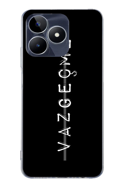 TechTree Realme C53 Compatible Printed Silicone Case with Forget-Me-Not Writt...