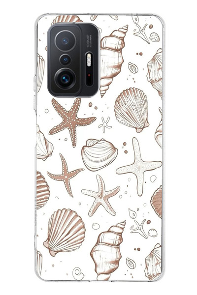 TechTree حافظة سيليكون مطبوع متوافقة مع هاتف Xiaomi Mi 11T-11T PRO مع نجم الب...