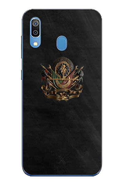 TechTree حافظة سيليكون مطبوع متوافقة مع هاتف سامسونج جالاكسي A20-A30 مع تفاصي...