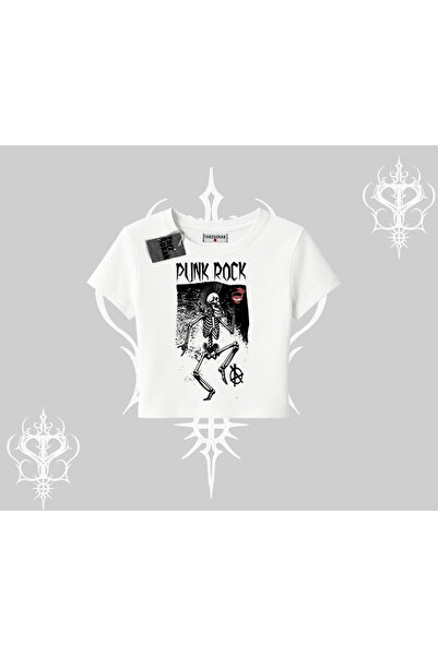 Tarzsokak Tricou Babby Punk Rock Haos Schelet Revoltă