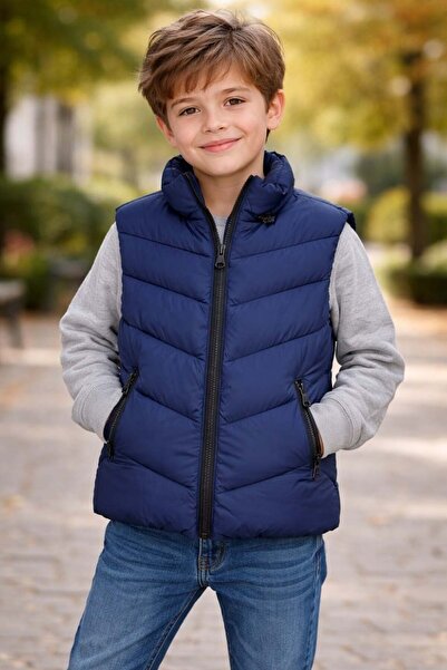 ModaPlaza Boy's Puffer Vest 8015