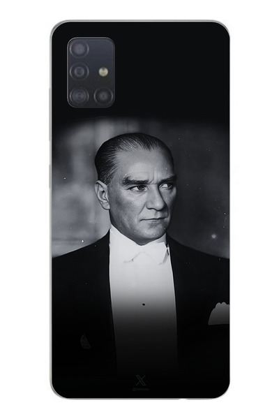 TechTree أناقة ورقيمة متوافقة مع هاتف سامسونج جالاكسي A51: حافظة سيليكون مطبو...