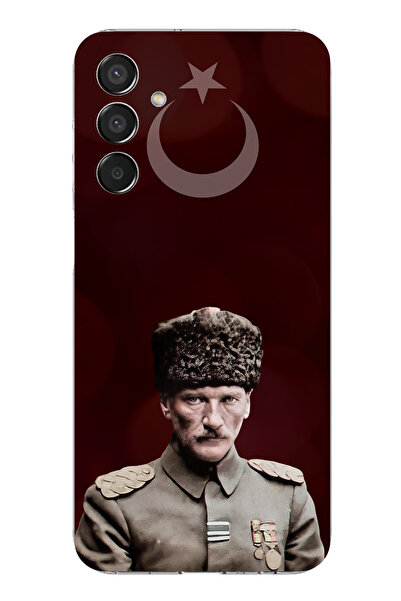 TechTree حافظة سيليكون متوافقة مع هاتف سامسونج جالاكسي M15 على شكل نجمة وهلال...