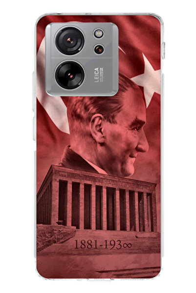 TechTree حافظة سيليكون متوافقة مع هاتف Xiaomi Mi 13T-13T PRO تحمل صورة أتاتور...