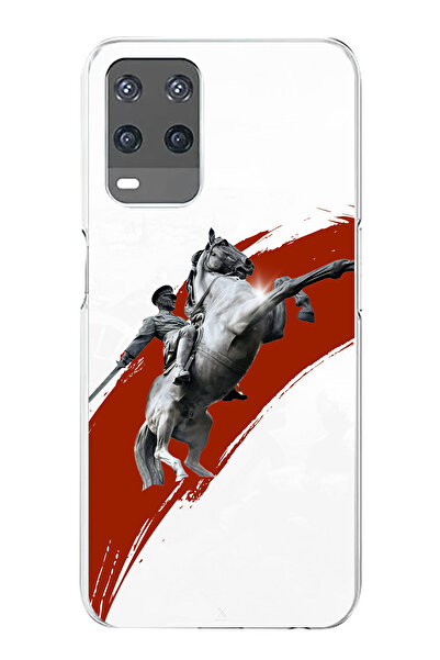 TechTree حافظة سيليكون أتاتورك مطبوع متوافقة مع هاتف OPPO A54