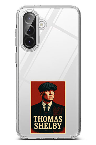 TechTree حافظة سيليكون متوافقة مع هاتف سامسونج جالاكسي A56 من توماس شيلبي مطبوع