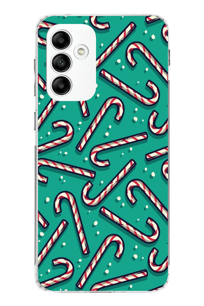 TechTree حافظة سيليكون متوافقة مع هاتف سامسونج جالاكسي A05s لعام مطبوع مع عصا...