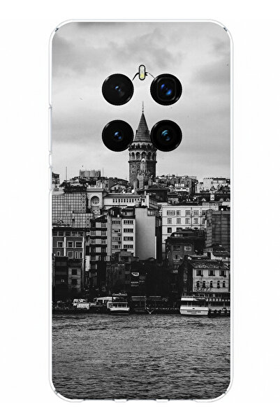 TechTree حافظة سيليكون متوافقة مع هاتف Honor Magic 7 PRO مع مناظر برج غالاتا ...