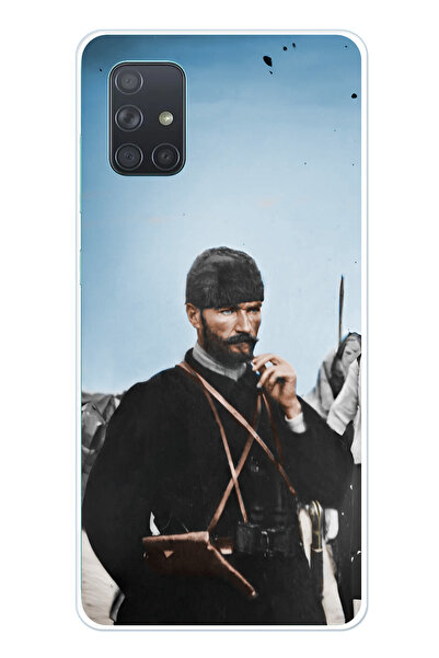 TechTree حافظة سيليكون متوافقة مع هاتف سامسونج جالاكسي A71 من أتاتورك سيهيفيد...