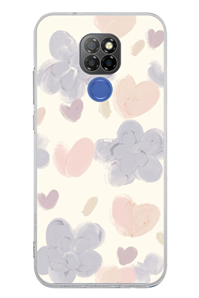 TechTree حافظة سيليكون متوافقة مع جهاز General Mobile GM 20 من باستيل بويا جاردن فلاور آند هارت مطبوع