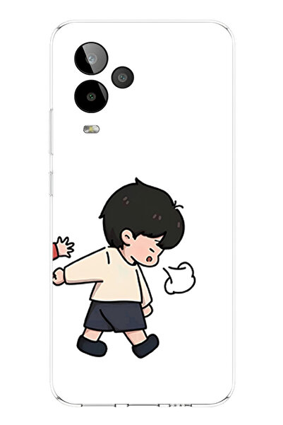 TechTree حافظة سيليكون من نوع General Mobile GM 24 PRO متوافقة مع Lover Forced - Double Combination مطبوع