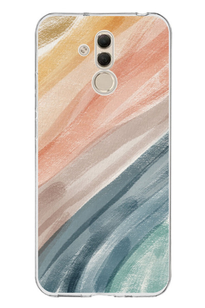 TechTree حافظة سيليكون متوافقة مع هاتف Huawei Mate 20 Lite مطبوع